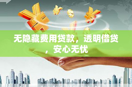 镇远无隐藏费用贷款，透明借贷，安心无忧