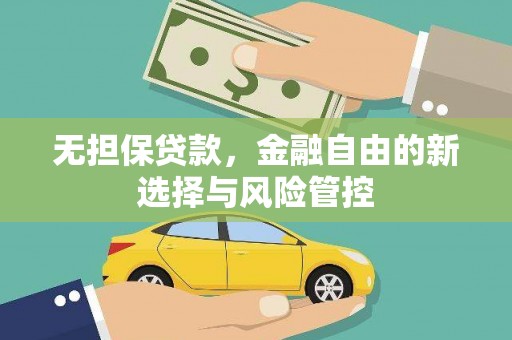 镇远无担保贷款，金融自由的新选择与风险管控