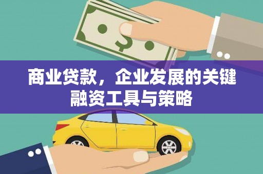 镇远商业贷款，企业发展的关键融资工具与策略