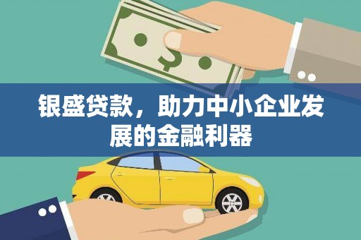 镇远银盛贷款，助力中小企业发展的金融利器