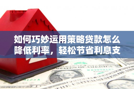 镇远如何巧妙运用策略贷款怎么降低利率，轻松节省利息支出