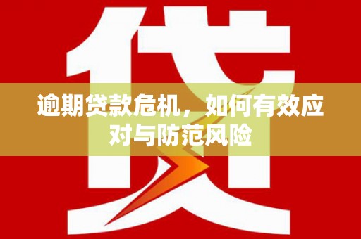 镇远逾期贷款危机，如何有效应对与防范风险