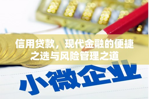 镇远信用贷款，现代金融的便捷之选与风险管理之道