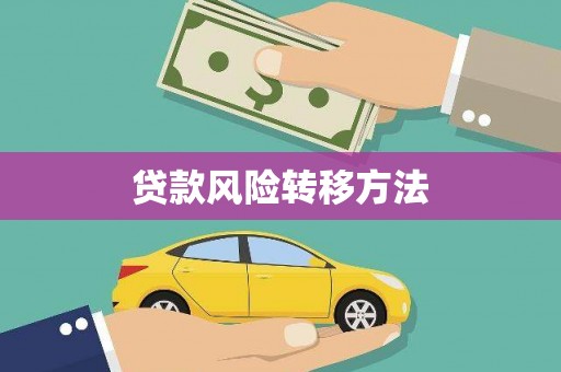 镇远贷款风险转移方法