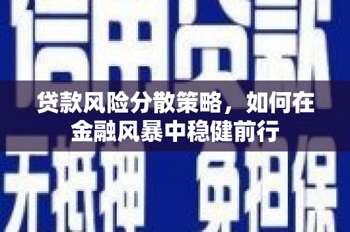 镇远贷款风险分散策略，如何在金融风暴中稳健前行