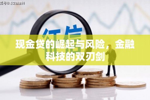 镇远现金贷的崛起与风险，金融科技的双刃剑