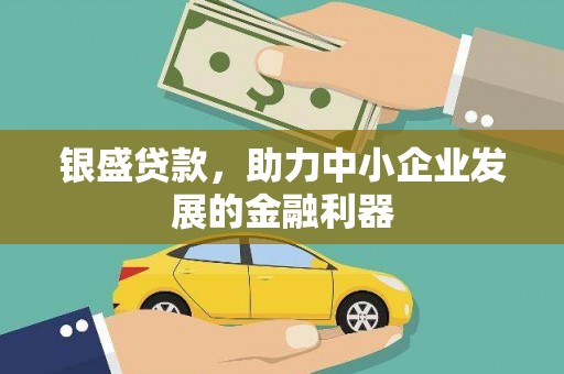 镇远银盛贷款，助力中小企业发展的金融利器