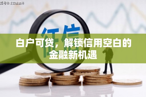 镇远白户可贷，解锁信用空白的金融新机遇