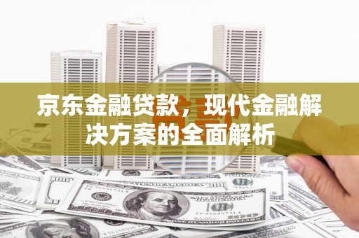 镇远京东金融贷款，现代金融解决方案的全面解析