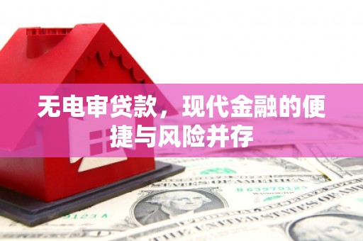 镇远无电审贷款，现代金融的便捷与风险并存