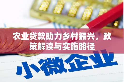 镇远农业贷款助力乡村振兴，政策解读与实施路径