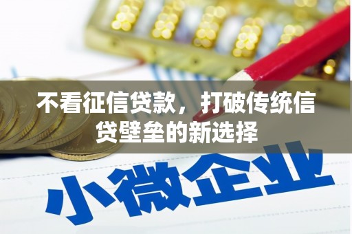 镇远不看征信贷款，打破传统信贷壁垒的新选择