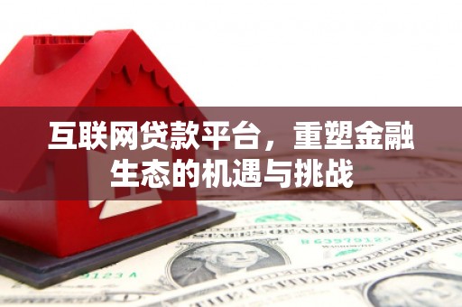 镇远互联网贷款平台，重塑金融生态的机遇与挑战