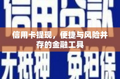 镇远信用卡提现，便捷与风险并存的金融工具