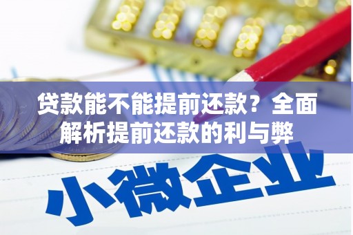 镇远贷款能不能提前还款？全面解析提前还款的利与弊