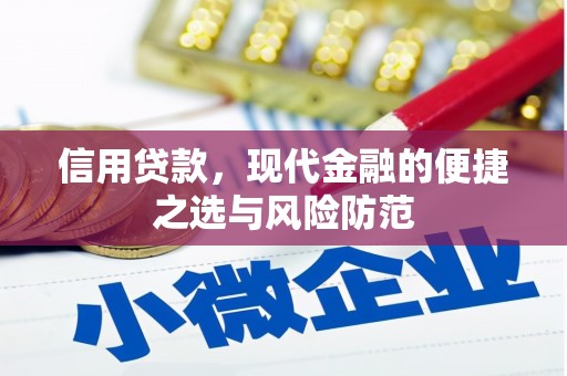 镇远信用贷款，现代金融的便捷之选与风险防范