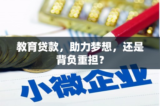镇远教育贷款，助力梦想，还是背负重担？