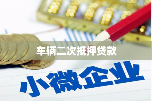 镇远车辆二次抵押贷款