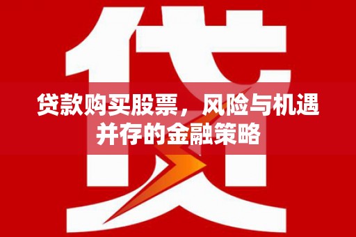 镇远贷款购买股票，风险与机遇并存的金融策略