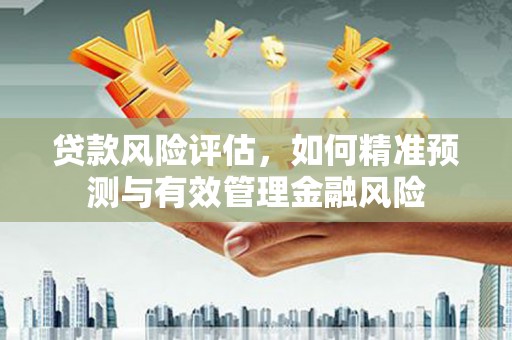 镇远贷款风险评估，如何精准预测与有效管理金融风险