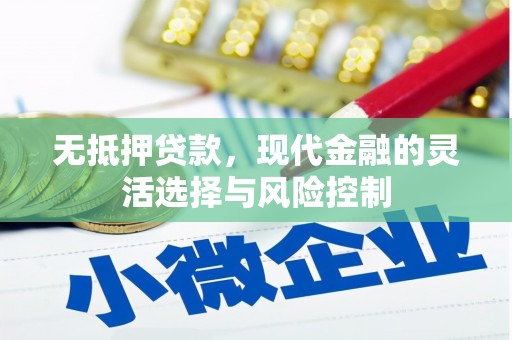 镇远无抵押贷款，现代金融的灵活选择与风险控制