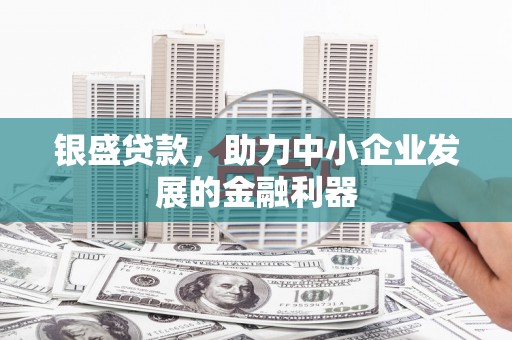镇远银盛贷款，助力中小企业发展的金融利器
