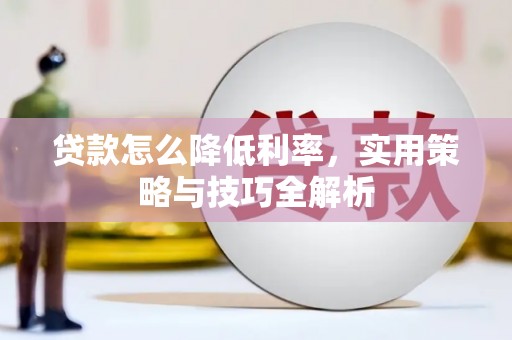 镇远贷款怎么降低利率，实用策略与技巧全解析
