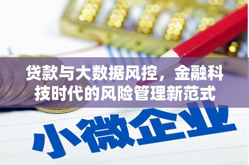 镇远贷款与大数据风控，金融科技时代的风险管理新范式