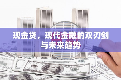 镇远现金贷，现代金融的双刃剑与未来趋势