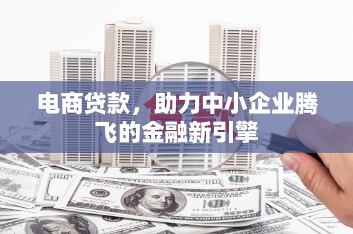 镇远电商贷款，助力中小企业腾飞的金融新引擎