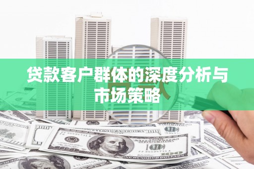 镇远贷款客户群体的深度分析与市场策略