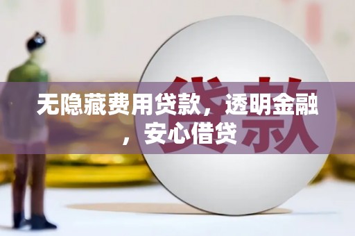 镇远无隐藏费用贷款，透明金融，安心借贷