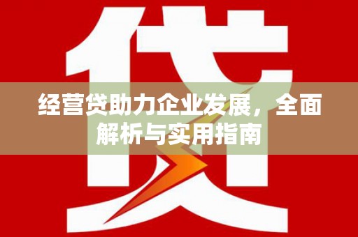 镇远经营贷助力企业发展，全面解析与实用指南