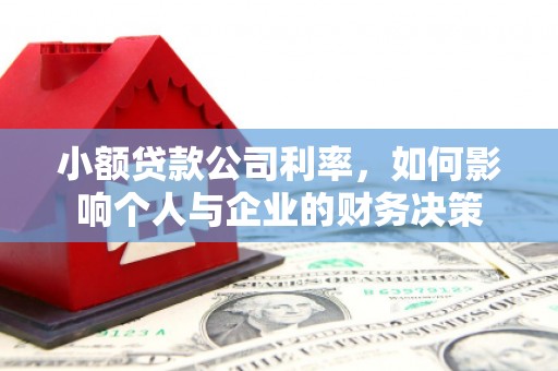 镇远小额贷款公司利率，如何影响个人与企业的财务决策