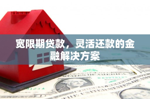 镇远宽限期贷款，灵活还款的金融解决方案