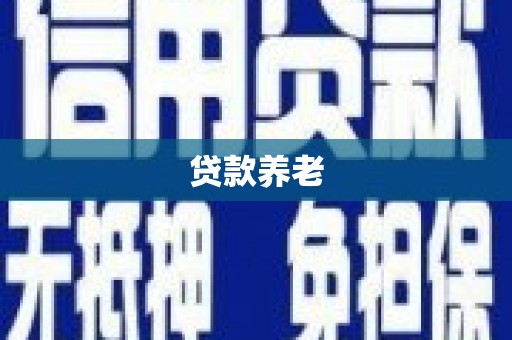 镇远贷款养老