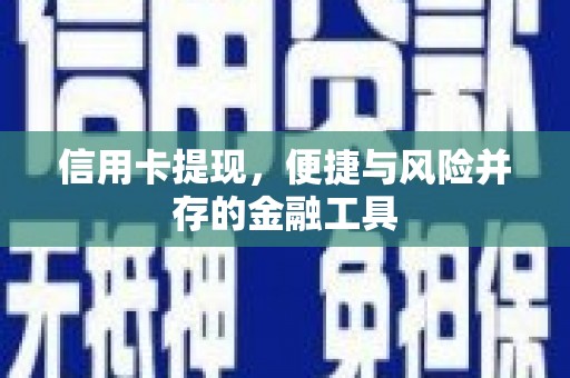 镇远信用卡提现，便捷与风险并存的金融工具