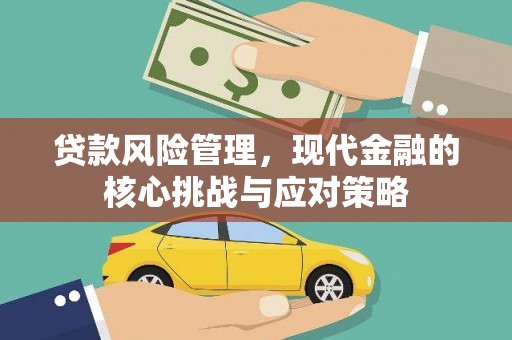 镇远贷款风险管理，现代金融的核心挑战与应对策略