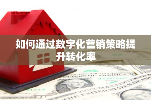 镇远如何通过数字化营销策略提升转化率