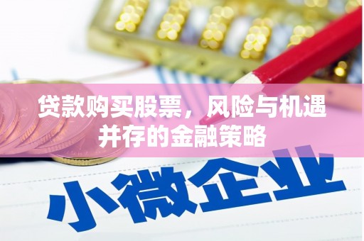 镇远贷款购买股票，风险与机遇并存的金融策略